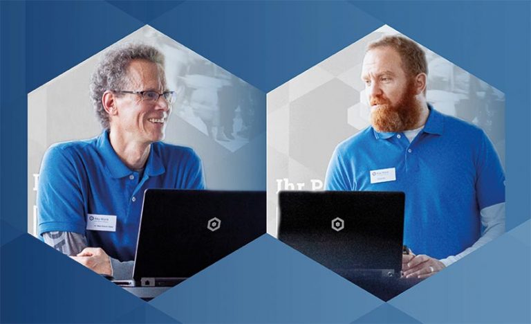 Motiv Dr. Klaus Schroer-Hölzer und Torsten Butz, Vorträge, Bunte Nacht der Digitalisierung 2019 Magazin Key-Work