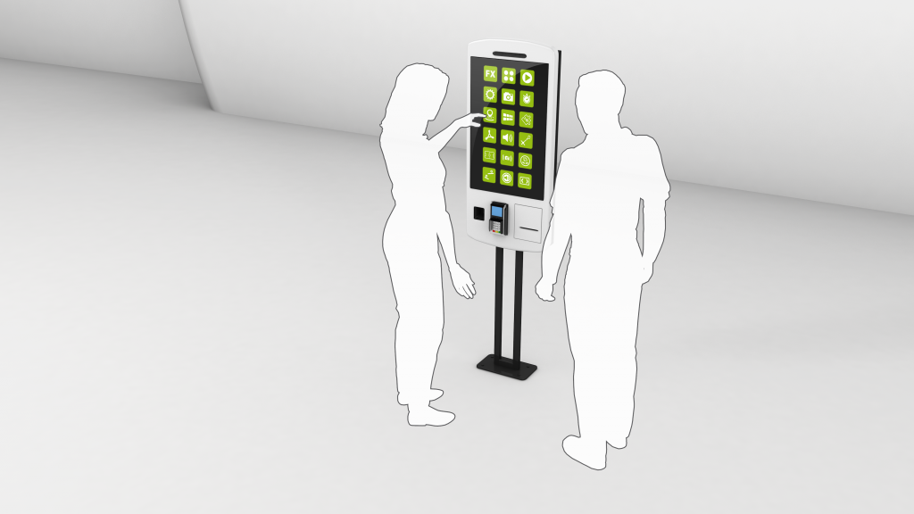 Kiosk, Self-Service-Terminal, Key-Work