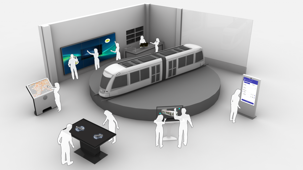 Showroom, Ausstellung, Messen, Interactive Signage, Key-Work
